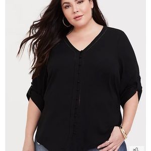 Torrid Harper style blouse